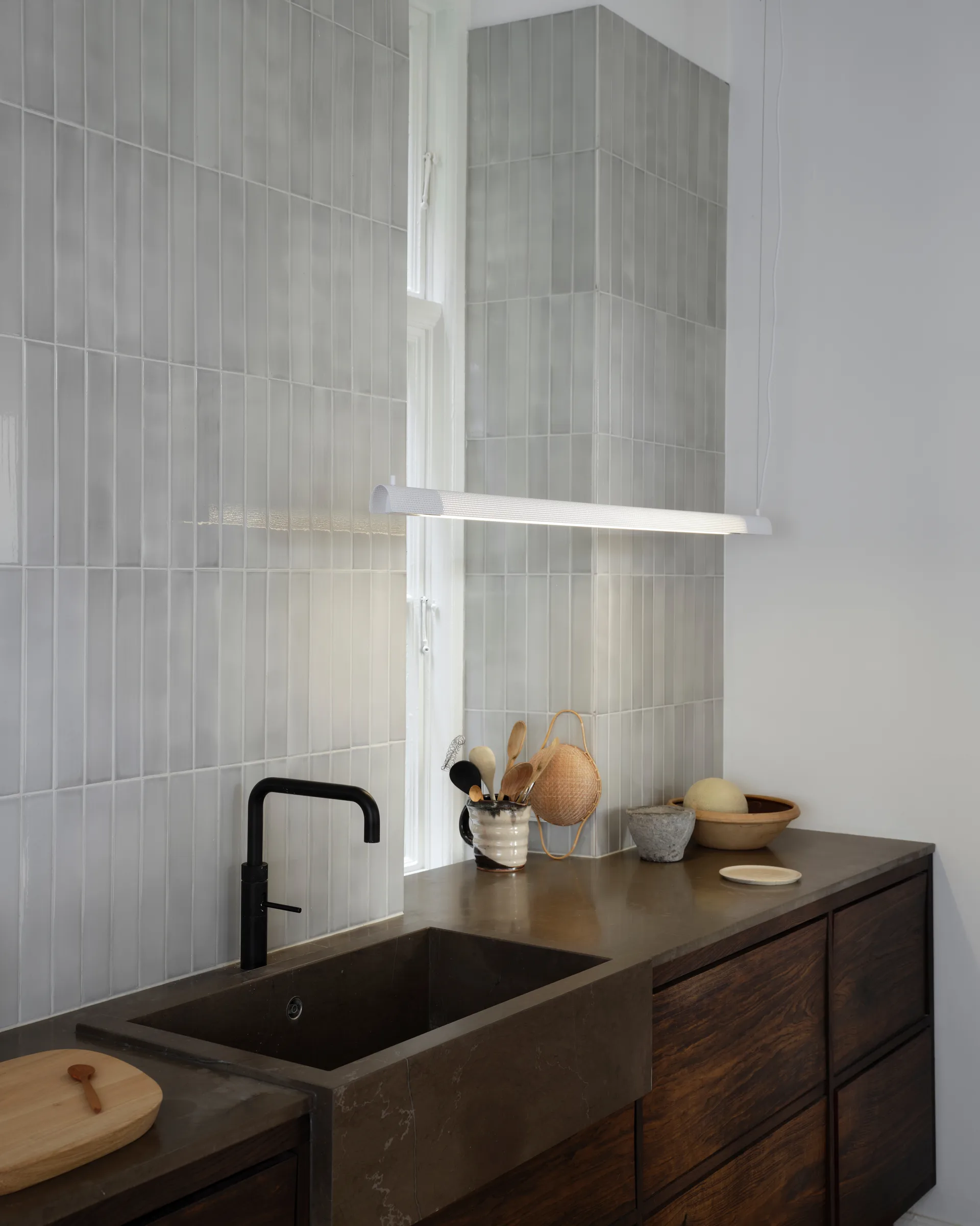 Radent pendel long 135 cm, White Gejst