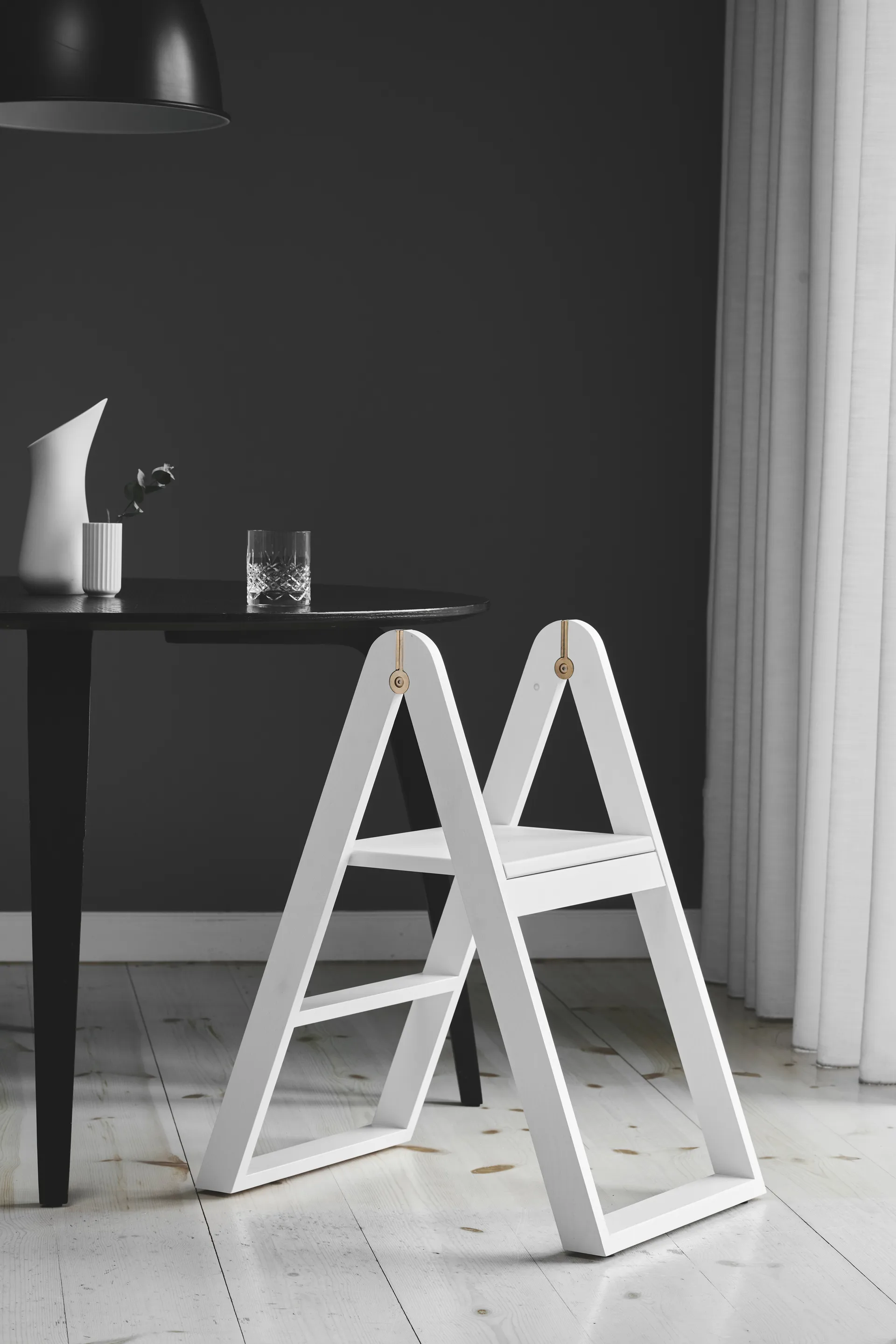 Reech stepladder stige, Hvit Gejst