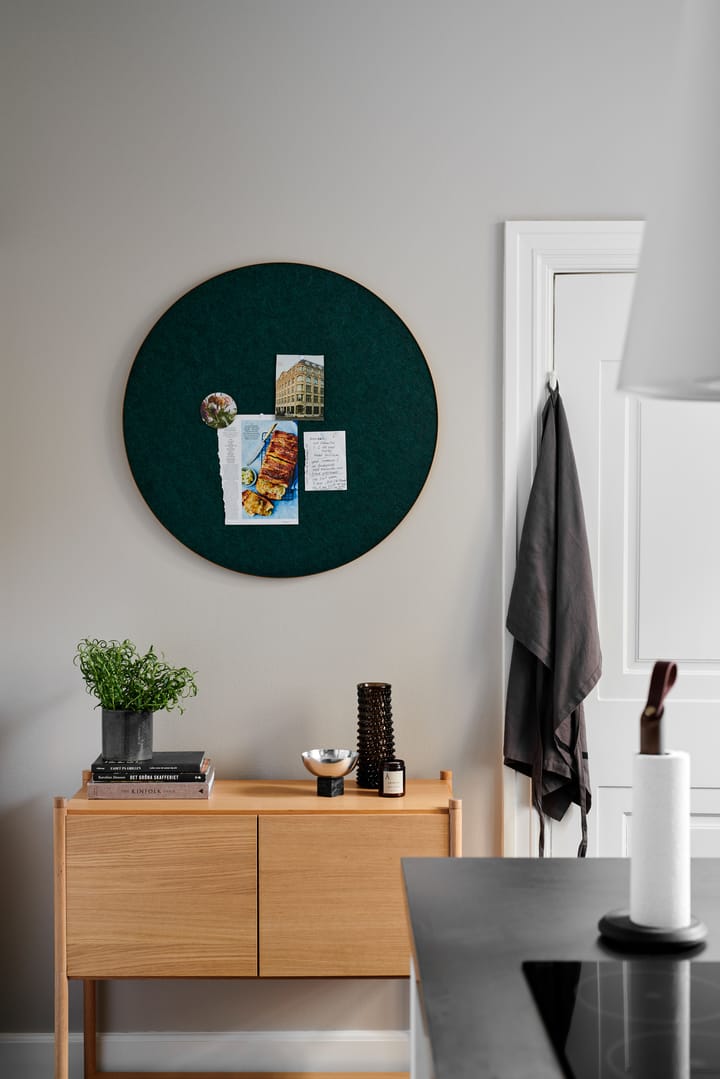 Retell pinboard oppslagstavle Ø 80 cm, Grønn-messing Gejst