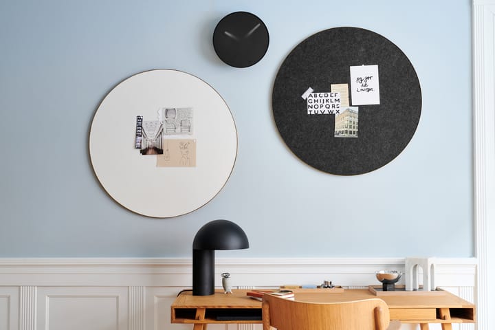 Retell pinboard oppslagstavle Ø 80 cm, Hvit-messing Gejst