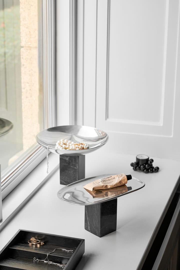 Sapoto skål medium Ø 22 cm, Sølv Gejst