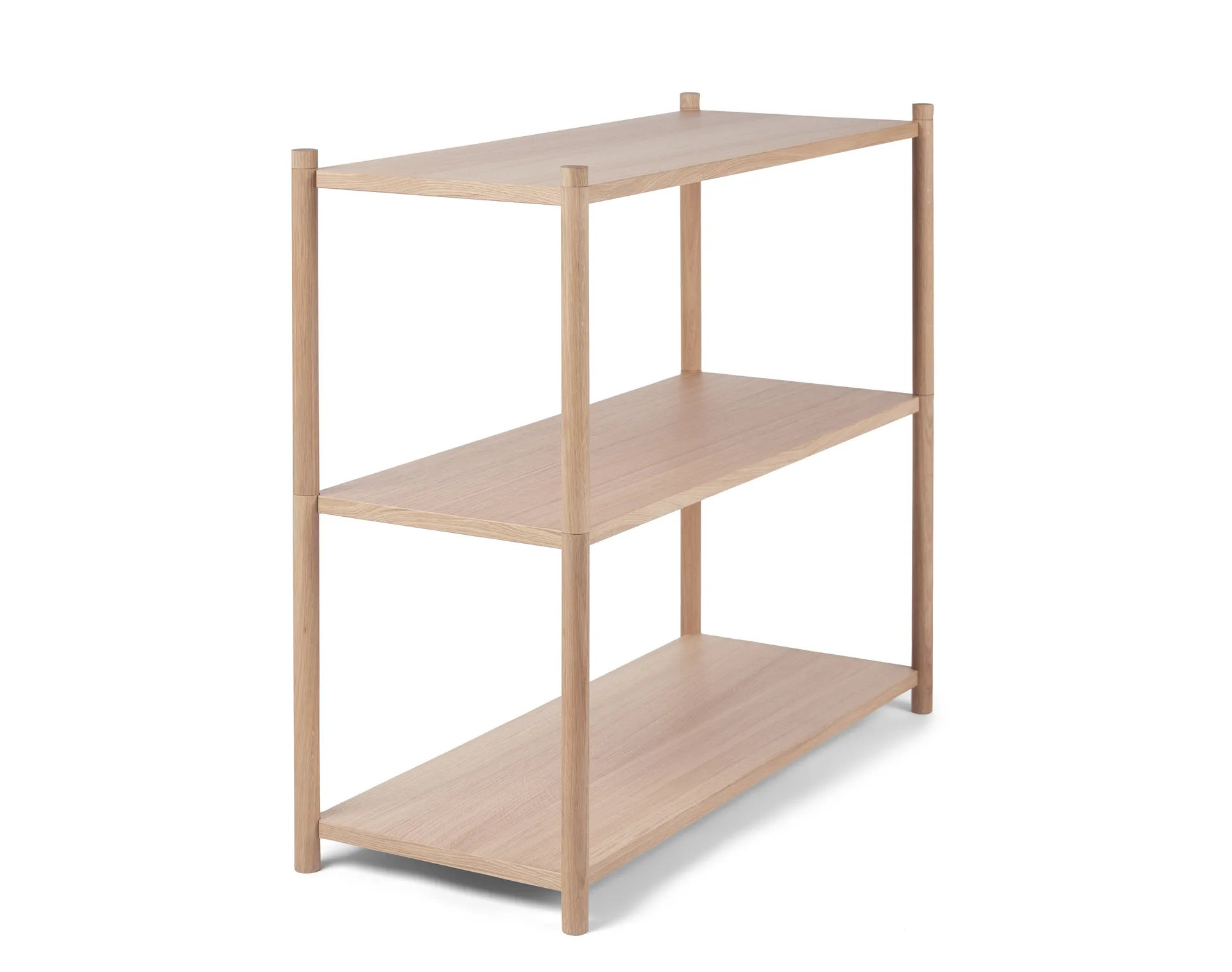 Sceene bookcase A, Lys eik Gejst