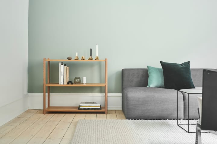 Sceene bookcase A, Lys eik Gejst