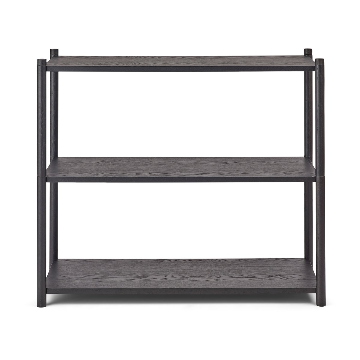Gejst Sceene bookcase A Svartbeiset eik