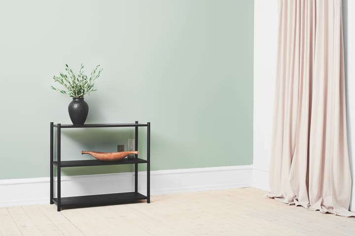 Sceene bookcase A, Svartbeiset eik Gejst