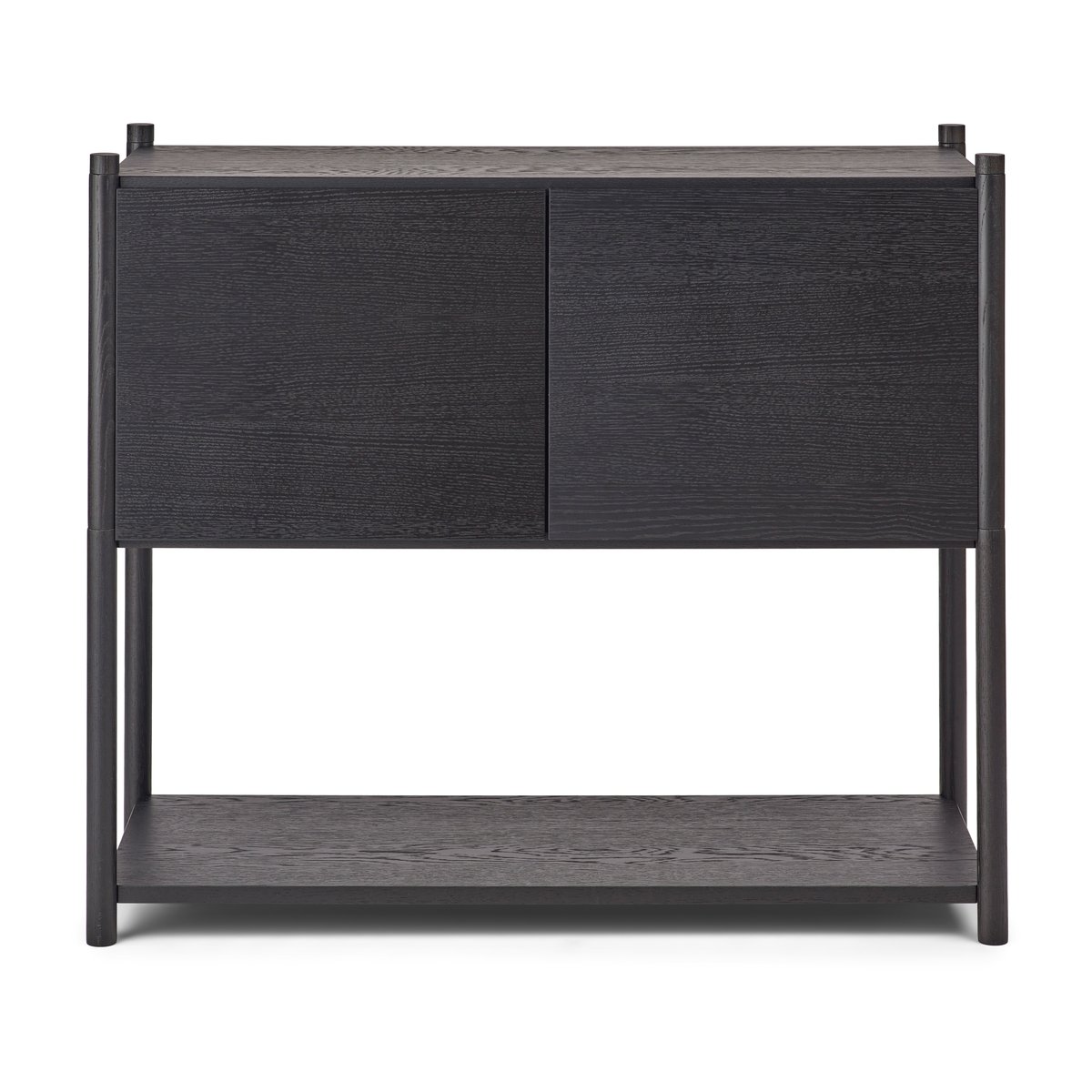 Gejst Sceene bookcase C Svartbeiset eik