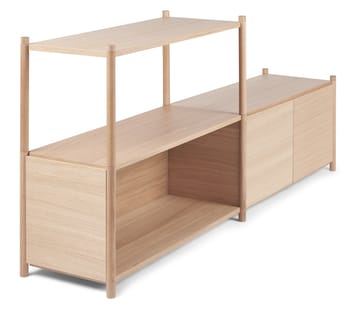 Sceene bookcase D - Lys eik - Gejst