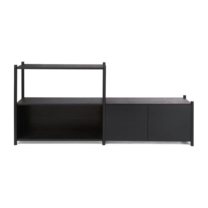 Sceene bookcase D - Svartbeiset eik - Gejst