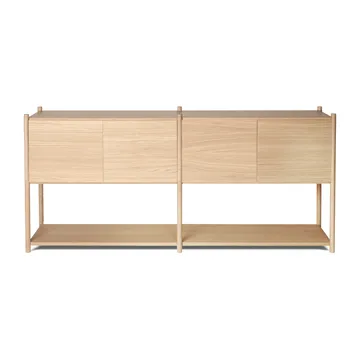 Sceene bookcase H - Lys eik - Gejst