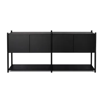 Sceene bookcase H - Svartbeiset eik - Gejst