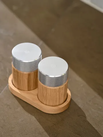 Sina salt- og pepperkvern 6 cm - Eik-stål - Gejst