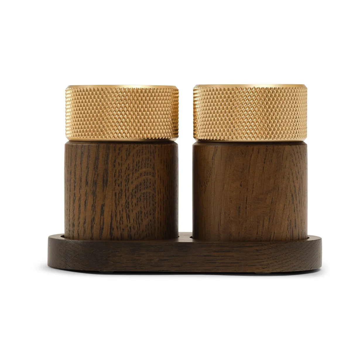 Sina salt- og pepperkvern 6 cm, Mørk ask-messing Gejst