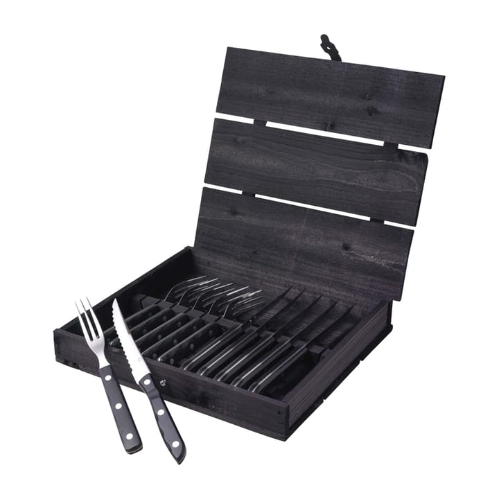 Old Farmer black grillbestikk 12 deler - 12 deler - Gense