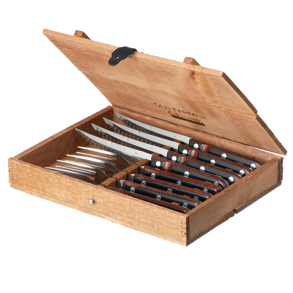 Old Farmer grillbestikk 8 deler, 8 deler Gense