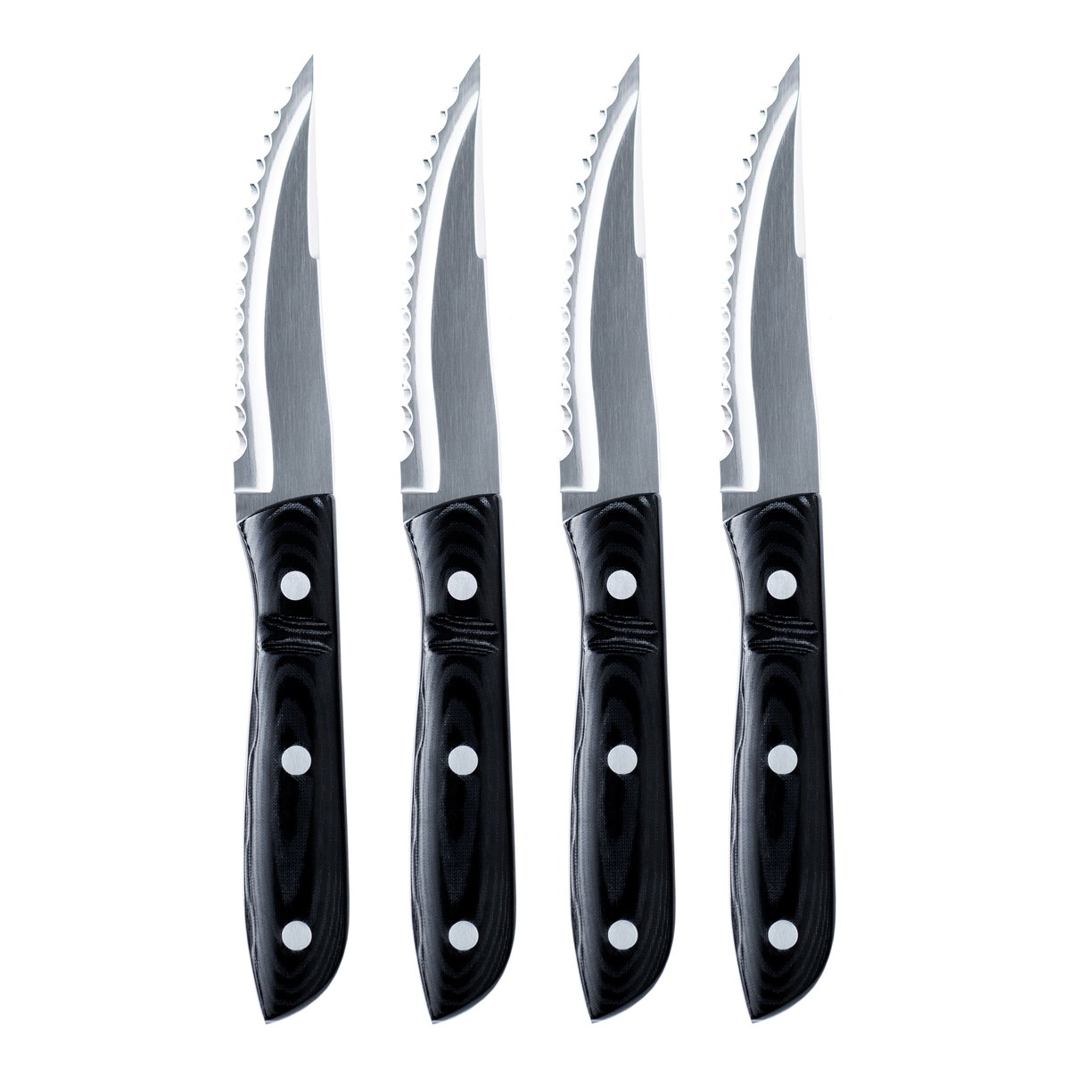 Gense Old Farmer Micarta steak knife XL 4 pcs