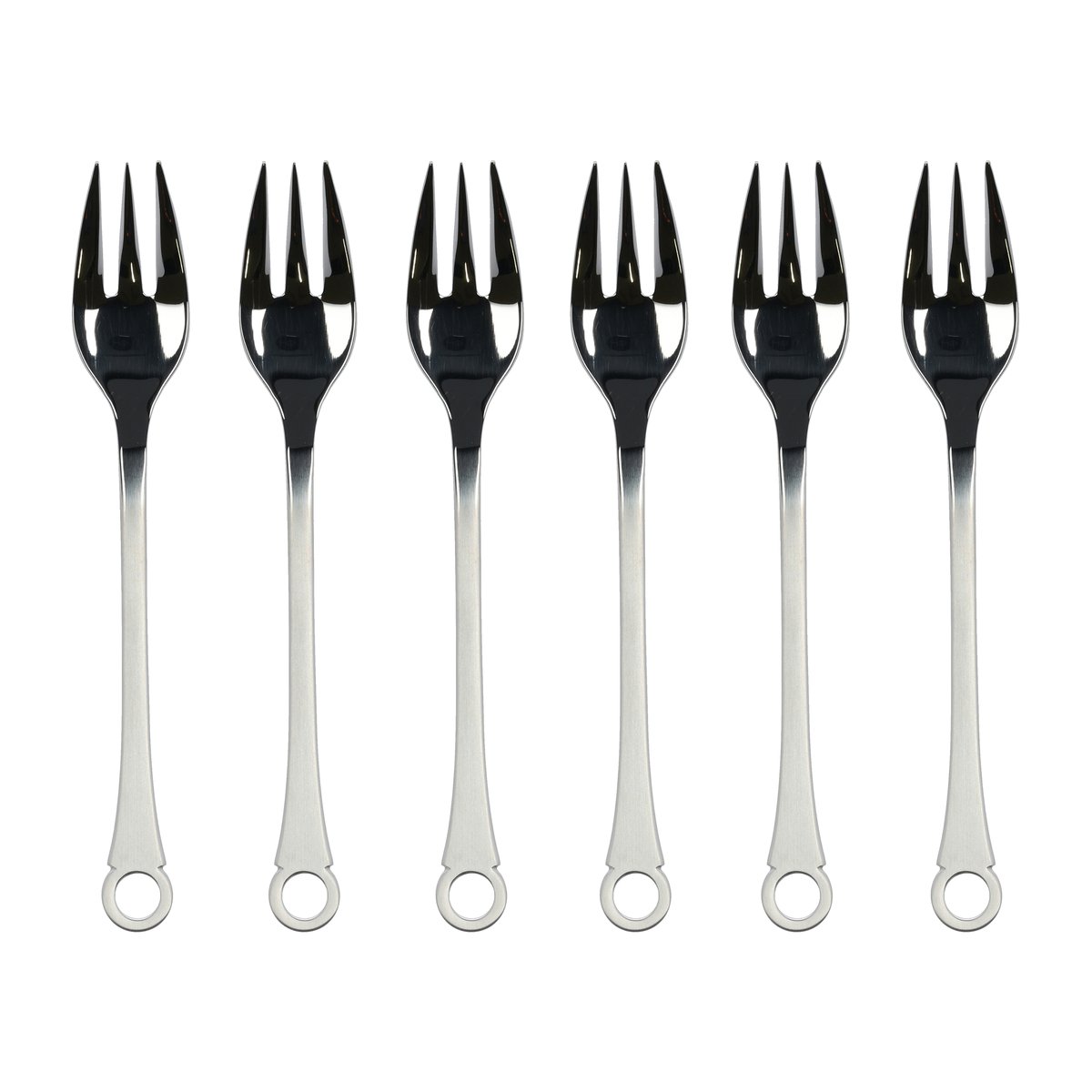 Gense Cake fork Pantry 16 cm 6 pcs. matte/gloss steel