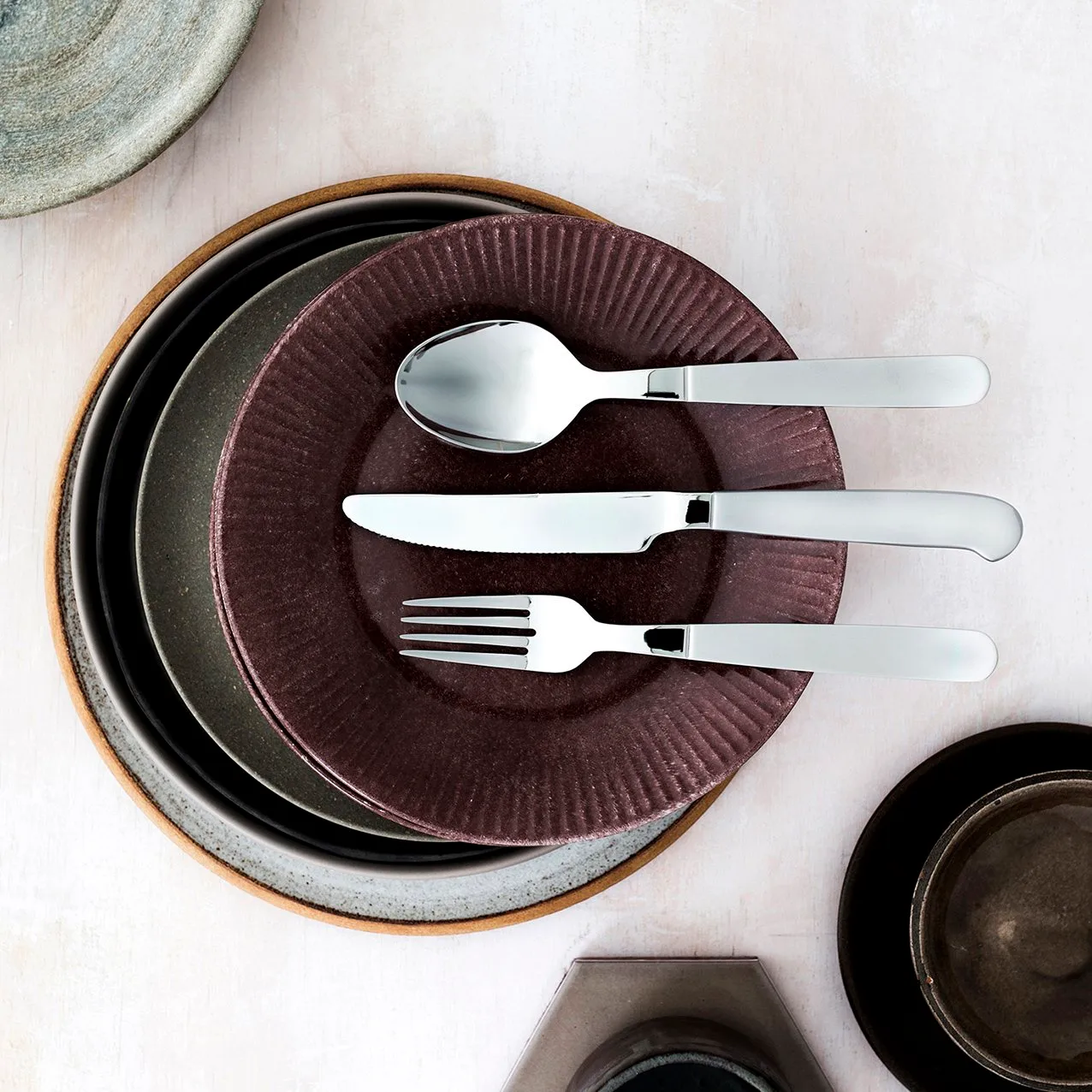 Rejka bestikk 16 deler, rustfritt stål 16 deler Gense