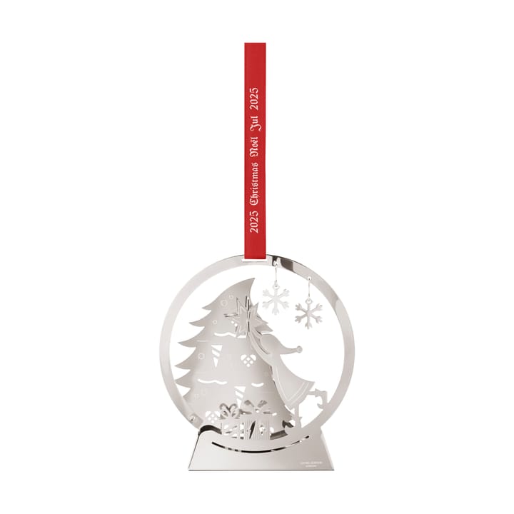 2025 års julepynt snøkule - Palladiumbelagt messing - Georg Jensen