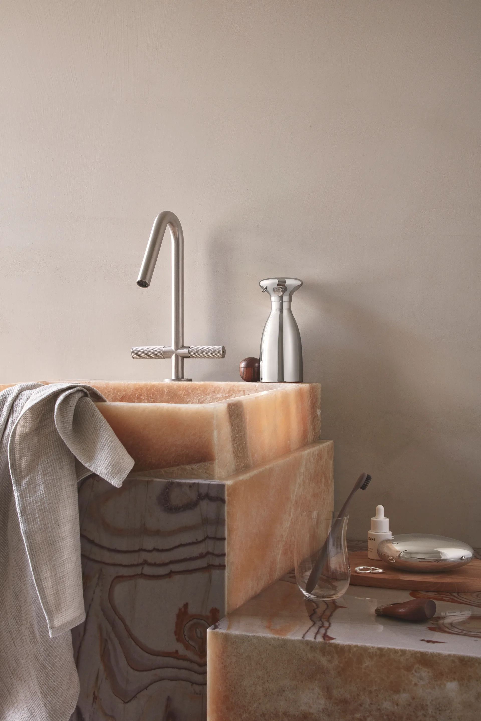 Alfredo såpepumpe 35 cl, Rustfritt stål Georg Jensen