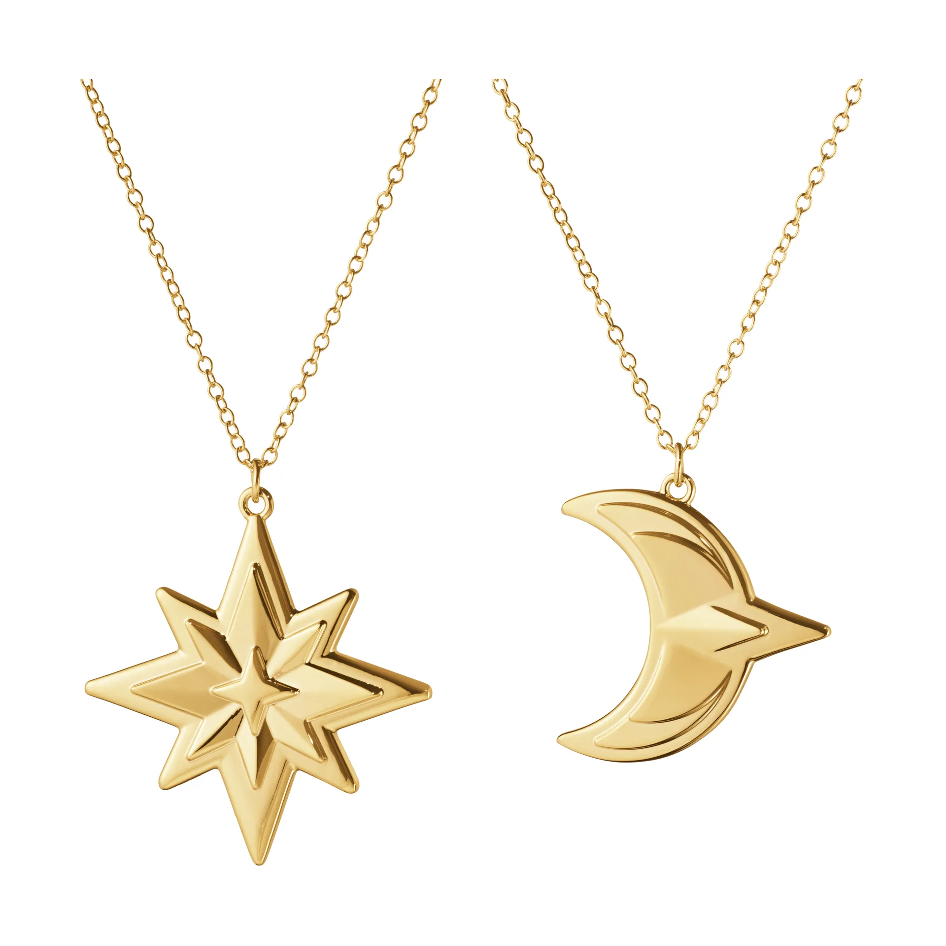 Årets Juleanheng 2024, 2 stk, Gullbelagt Georg Jensen