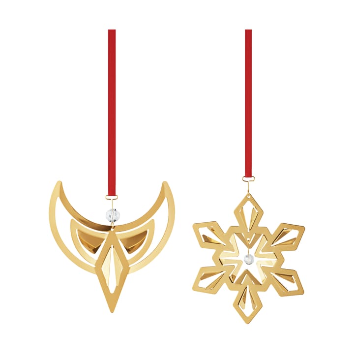 Årets Juleanheng 2024, 2 stk - Palladiumbelagt - Georg Jensen