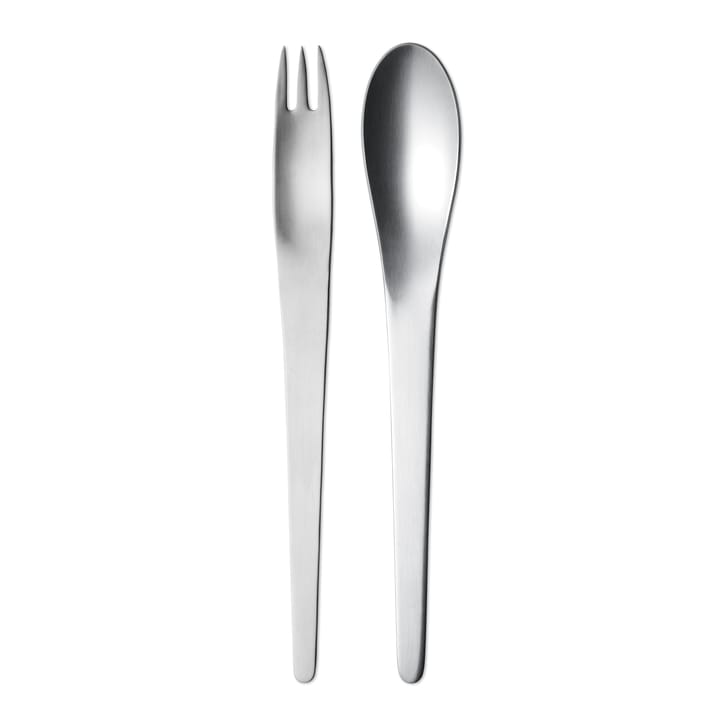 Arne Jacobsen salatbestikk - 2 deler - Georg Jensen