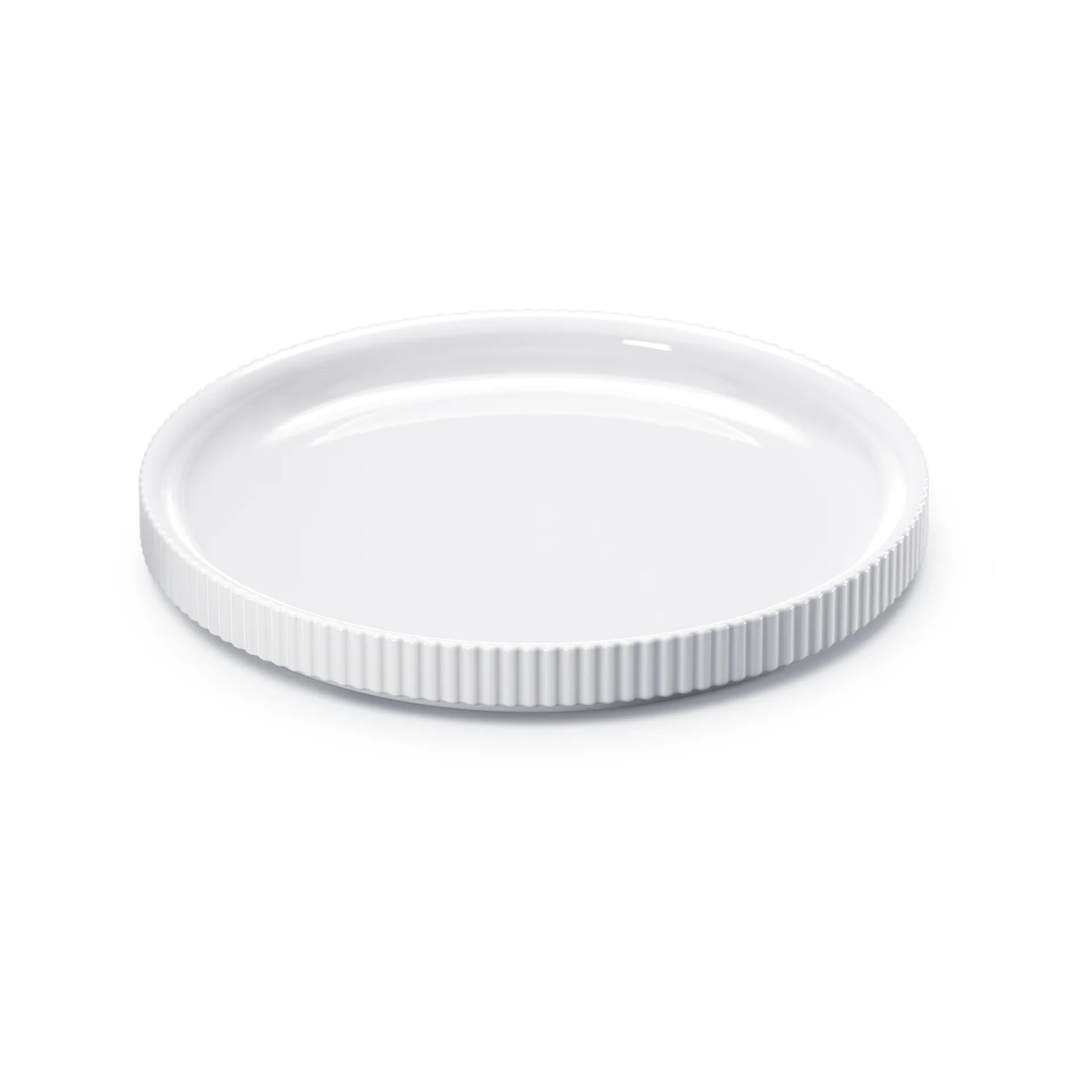 Bernadotte asjett Ø 17 cm, Hvit Georg Jensen