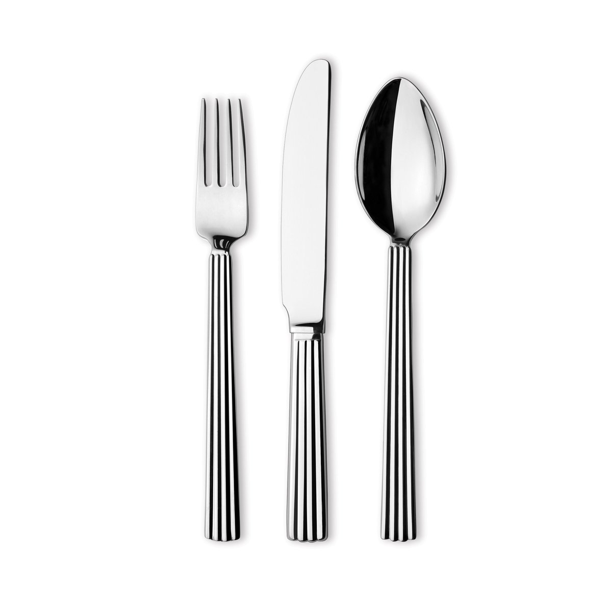 Georg Jensen Bernadotte barnebestikk 3 deler | Skandinavisk Design | Barnebestikk | Sølv