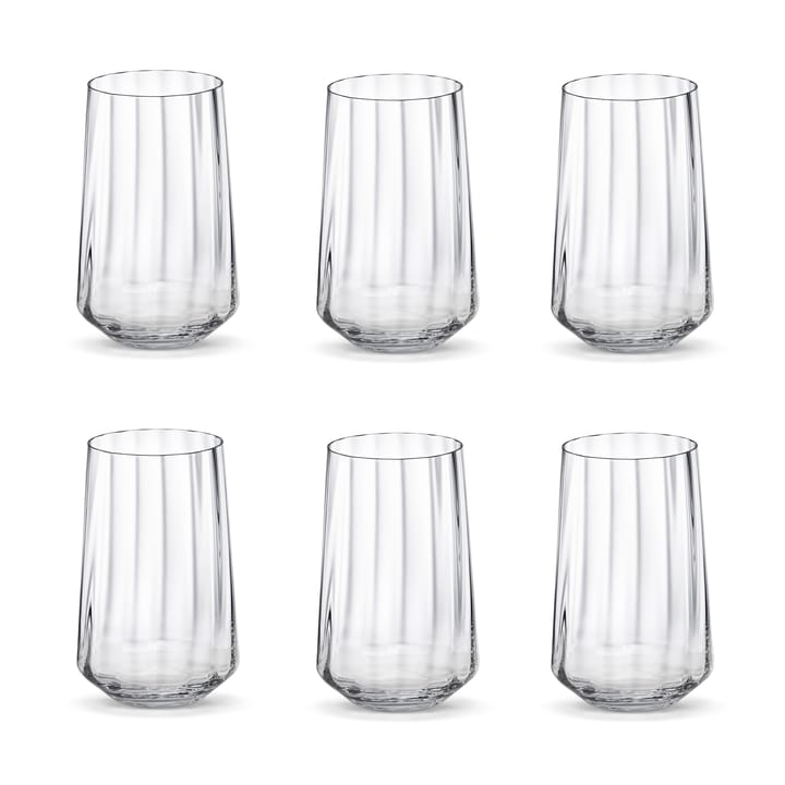 Bernadotte drikkeglass høyt 38 cl 6-stk. - Krystallinsk - Georg Jensen