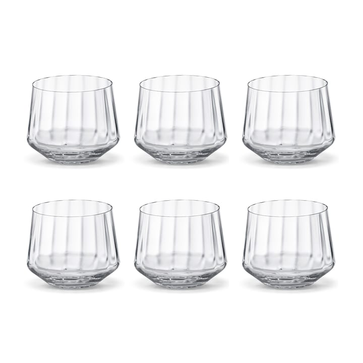 Bernadotte drikkeglass lavt 25 cl 6-stk. - Krystallinsk - Georg Jensen