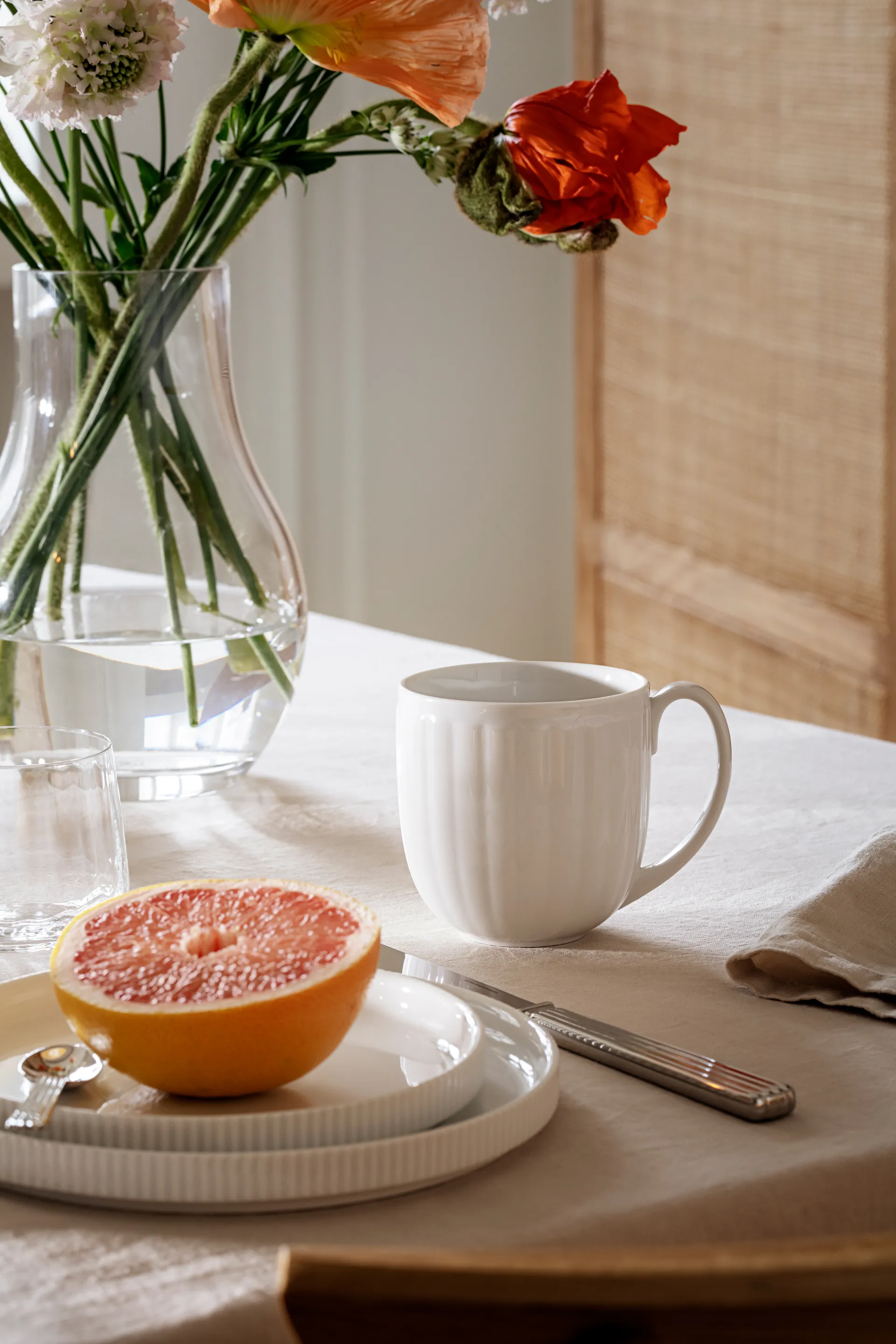 Bernadotte kopp 30 cl 2-pakning, Hvit Georg Jensen