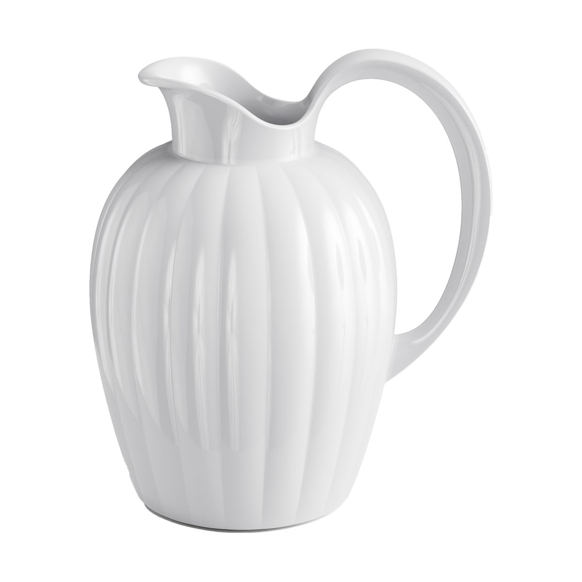 Georg Jensen Bernadotte melkekanne 50 cl Hvit | Skandinavisk Design | Fløtemugger | Hvit