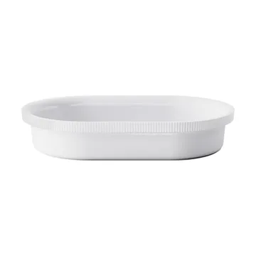 Bernadotte ovnsform oval 20,1x31,6 cm - Hvit - Georg Jensen