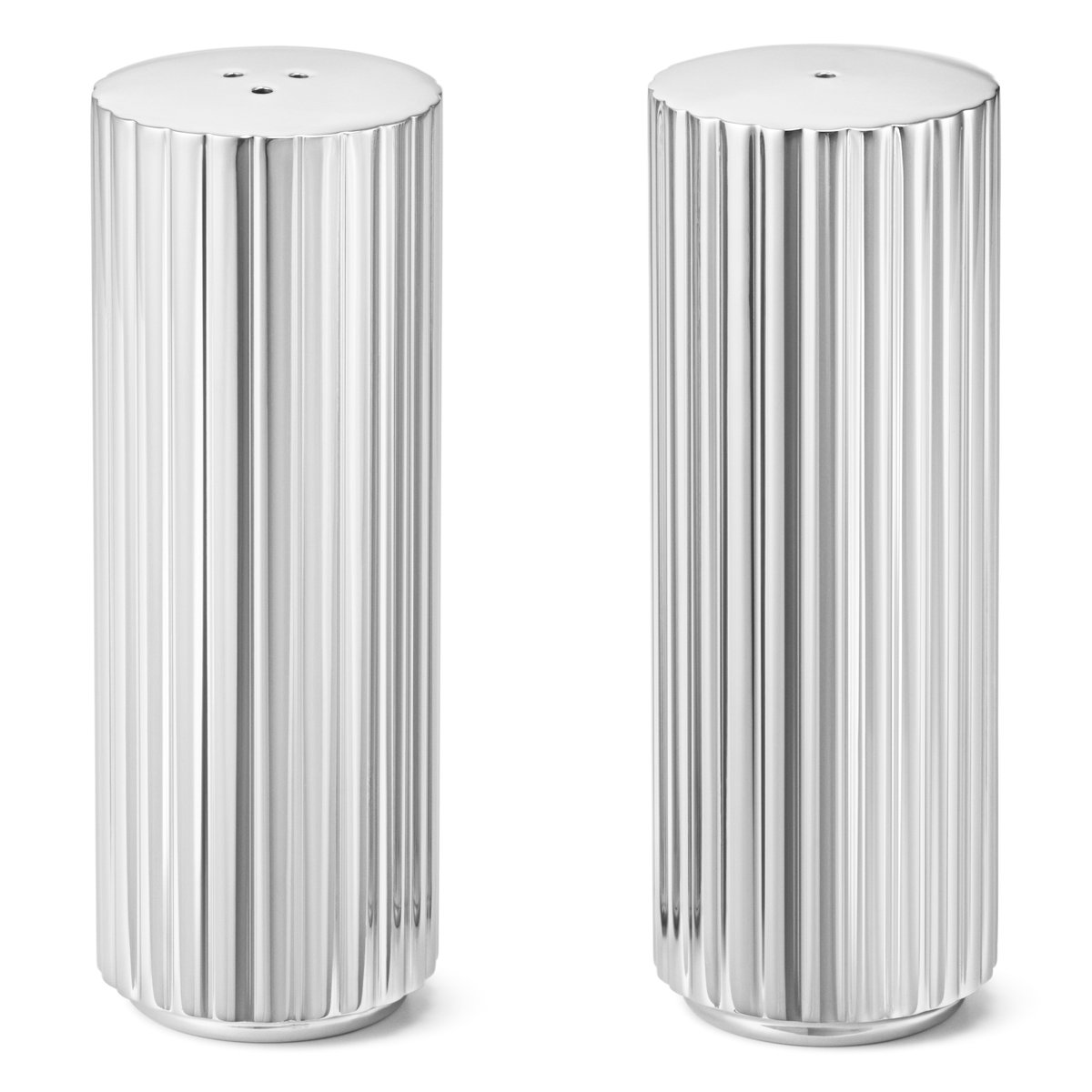 Georg Jensen - Bernadotte Salt & Pepper Shaker SS - Kvernere - Sigvard Bernadotte - Sølv