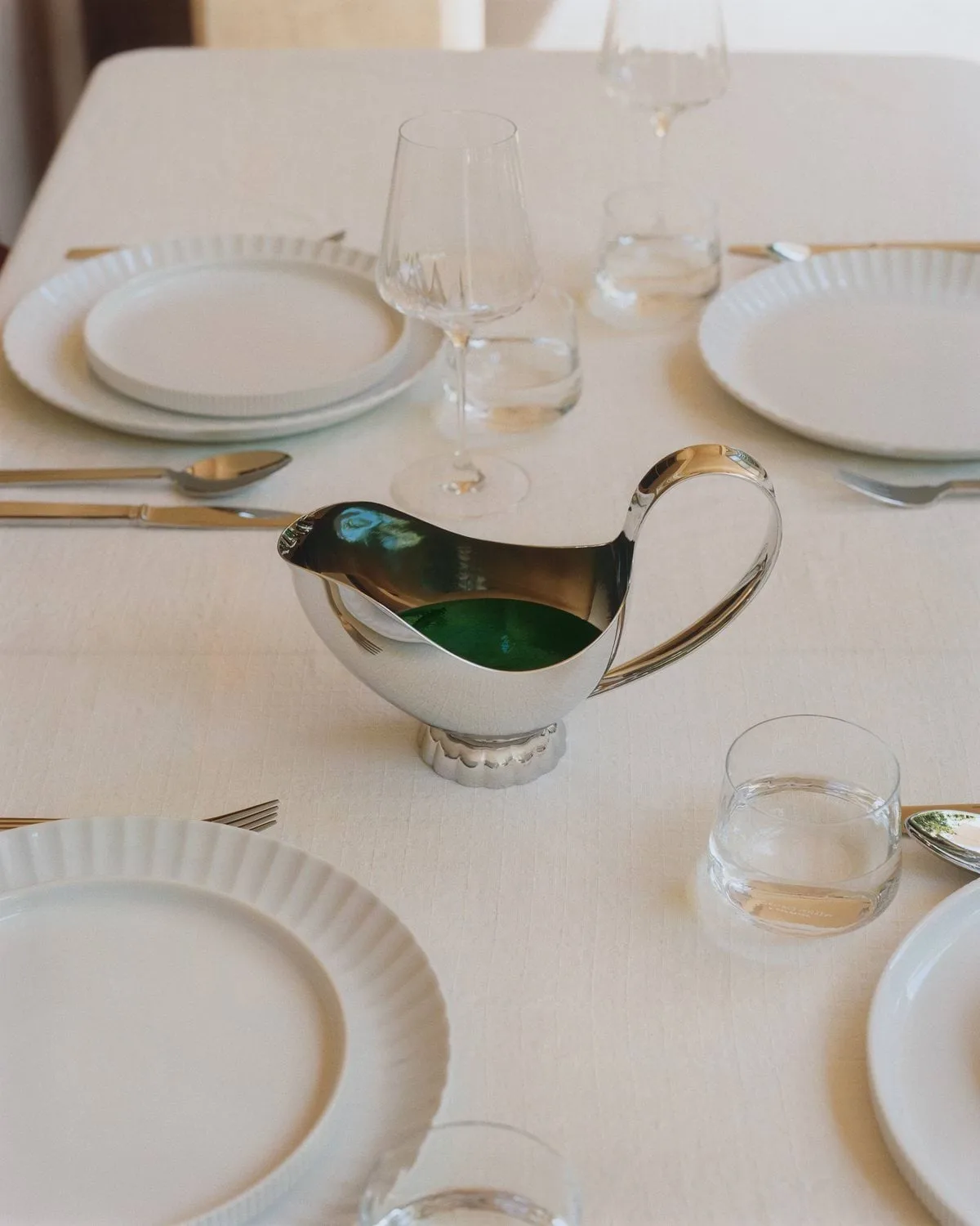 Bernadotte sauskjele, Rustfritt stål, 14 cl Georg Jensen