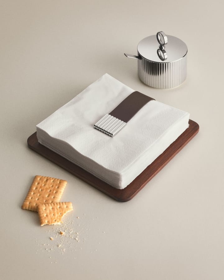 Bernadotte serviettholder 20,1x20,1 cm, Rustfritt stål Georg Jensen