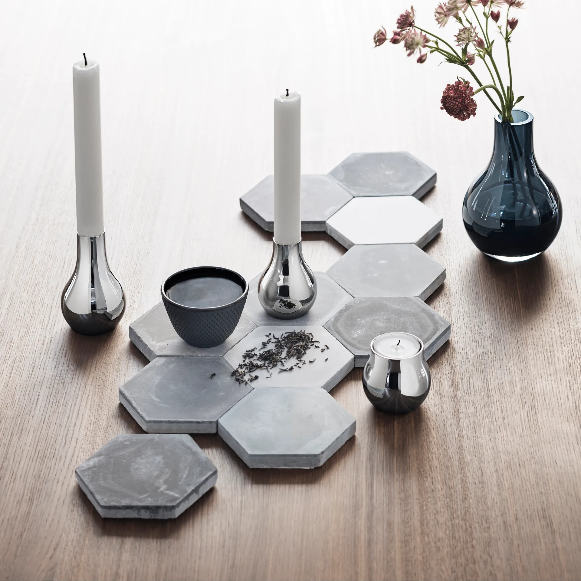 Cafu glassvase blå, ekstra liten, 14,8 cm Georg Jensen