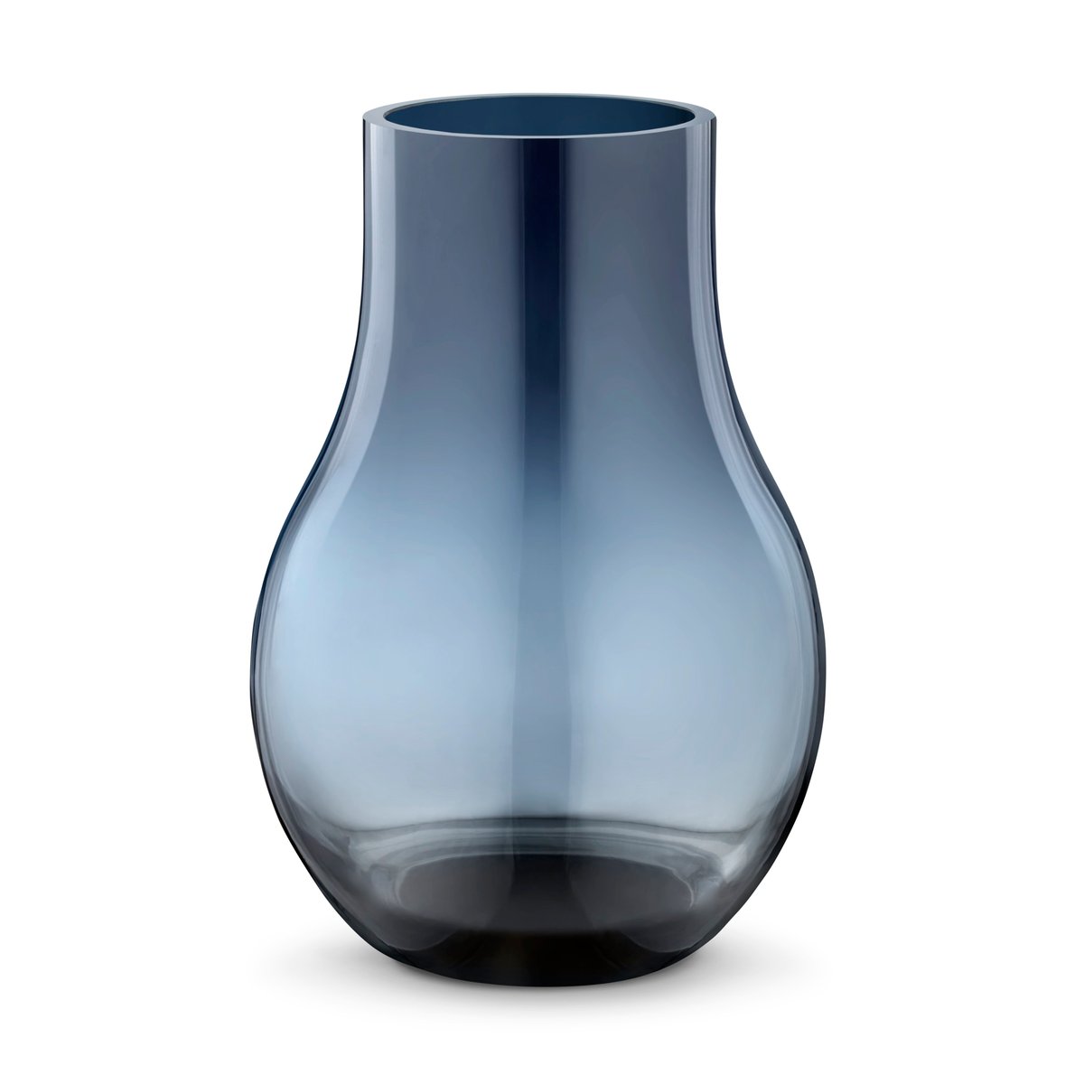 Bilde av Georg Jensen Cafu glassvase blå liten 216 cm