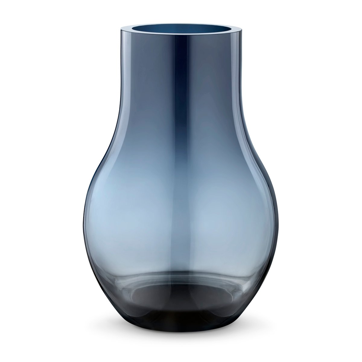 Bilde av Georg Jensen Cafu glassvase blå medium 30 cm