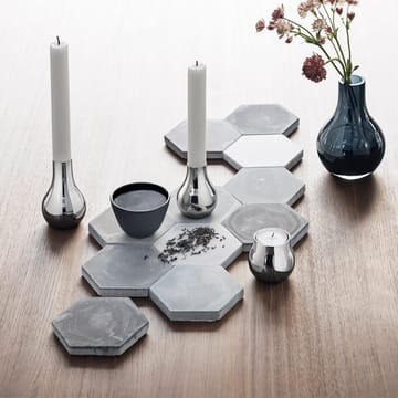 Cafu lyslykt 2-pakk - rustfritt stål - Georg Jensen