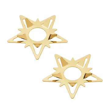Classic christmas lysmansjett stjerne 2-pakning - Gull - Georg Jensen