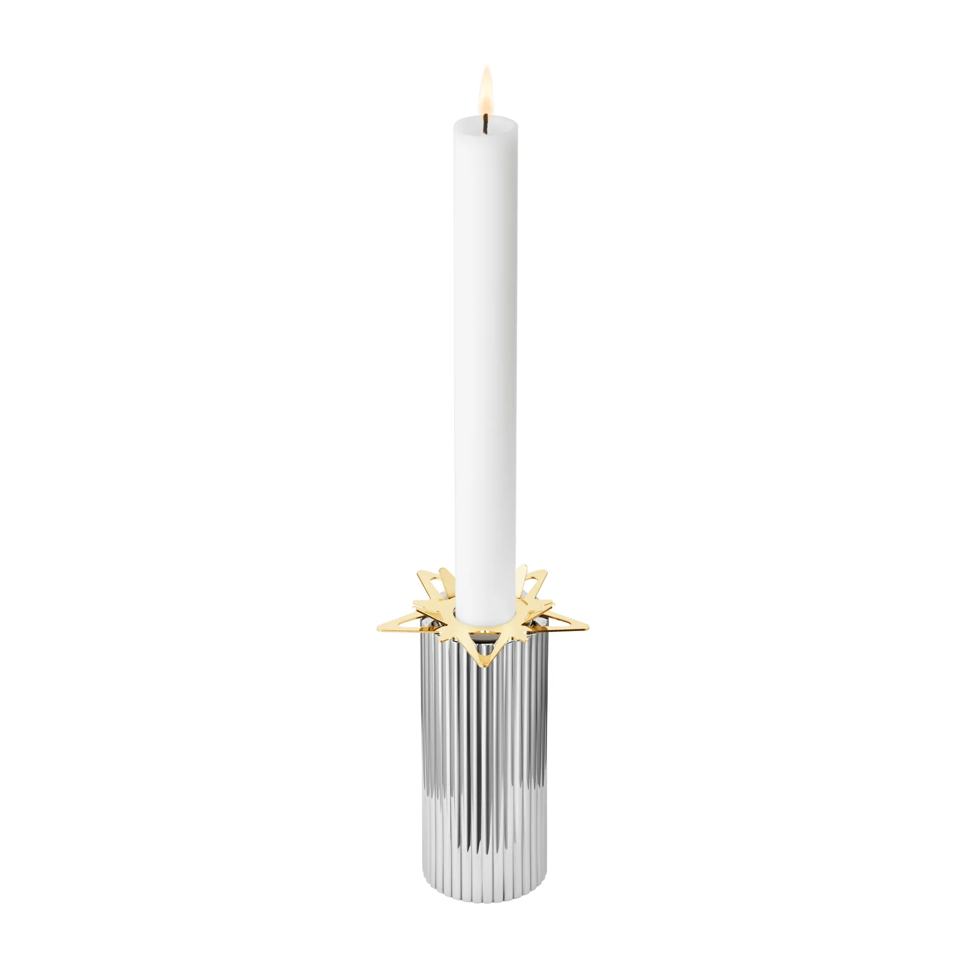 Classic christmas lysmansjett stjerne 2-pakning, Gull Georg Jensen