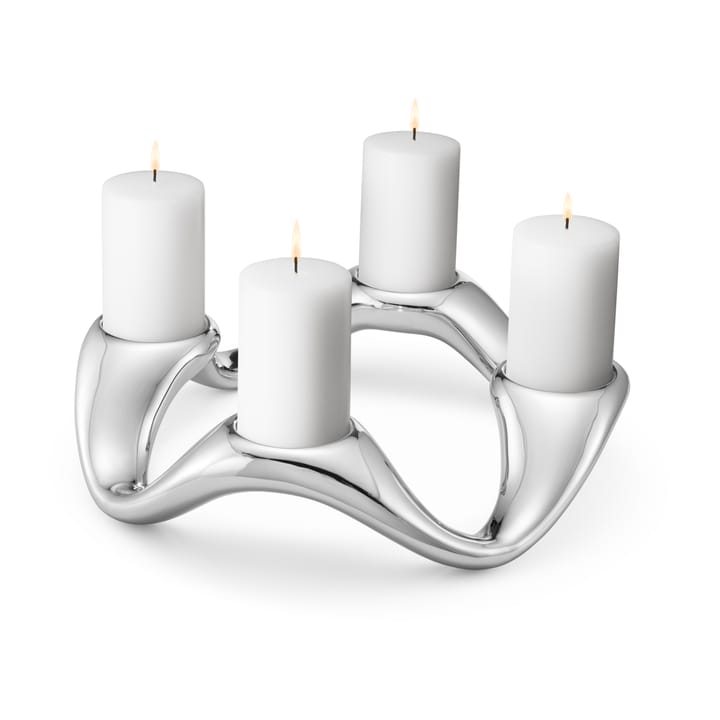 Cobra lysestake Ø 33 cm, Rustfritt stål Georg Jensen