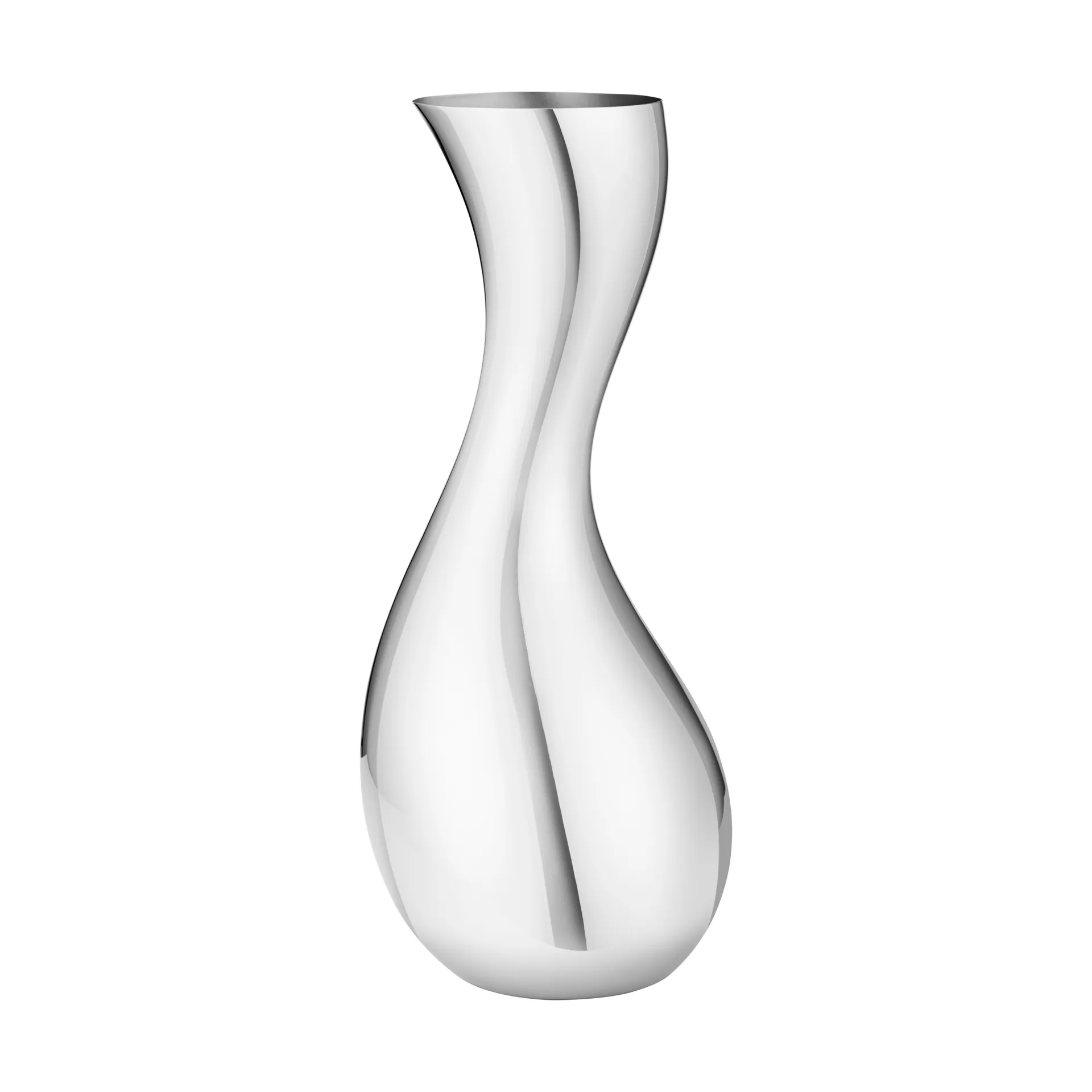 Cobra vase, Rustfritt stål, large Georg Jensen