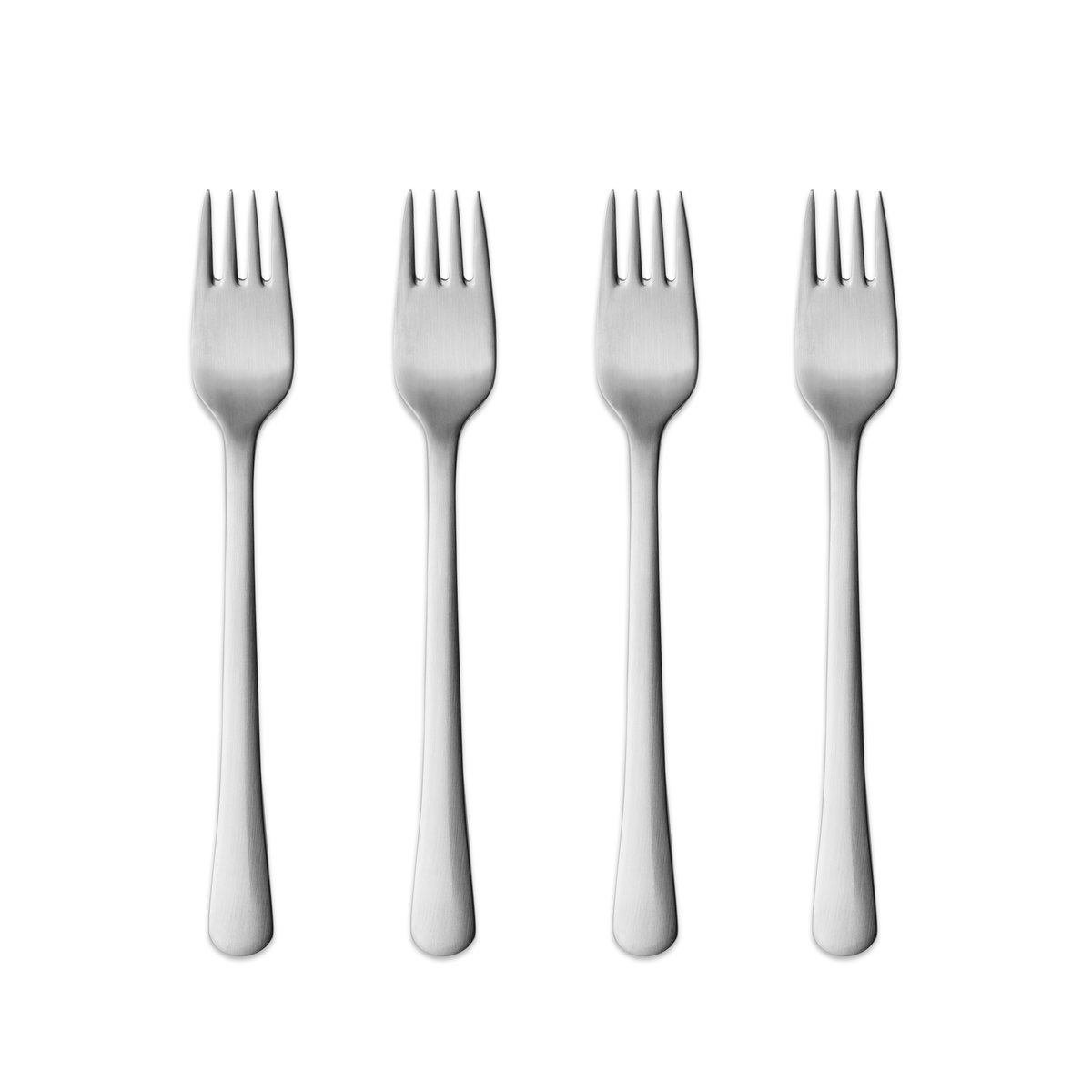 Georg Jensen Copenhagen matt kakegaffel 4-stk.
