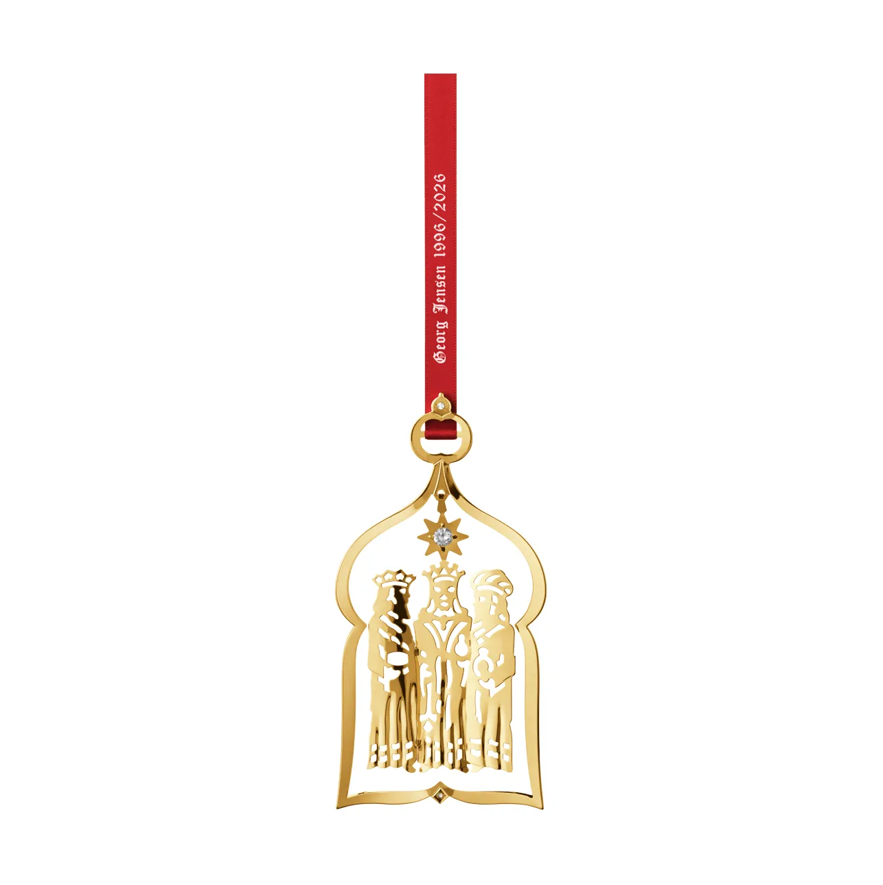 Georg Jensen jubileumsmobil, 1996-års, gull Georg Jensen