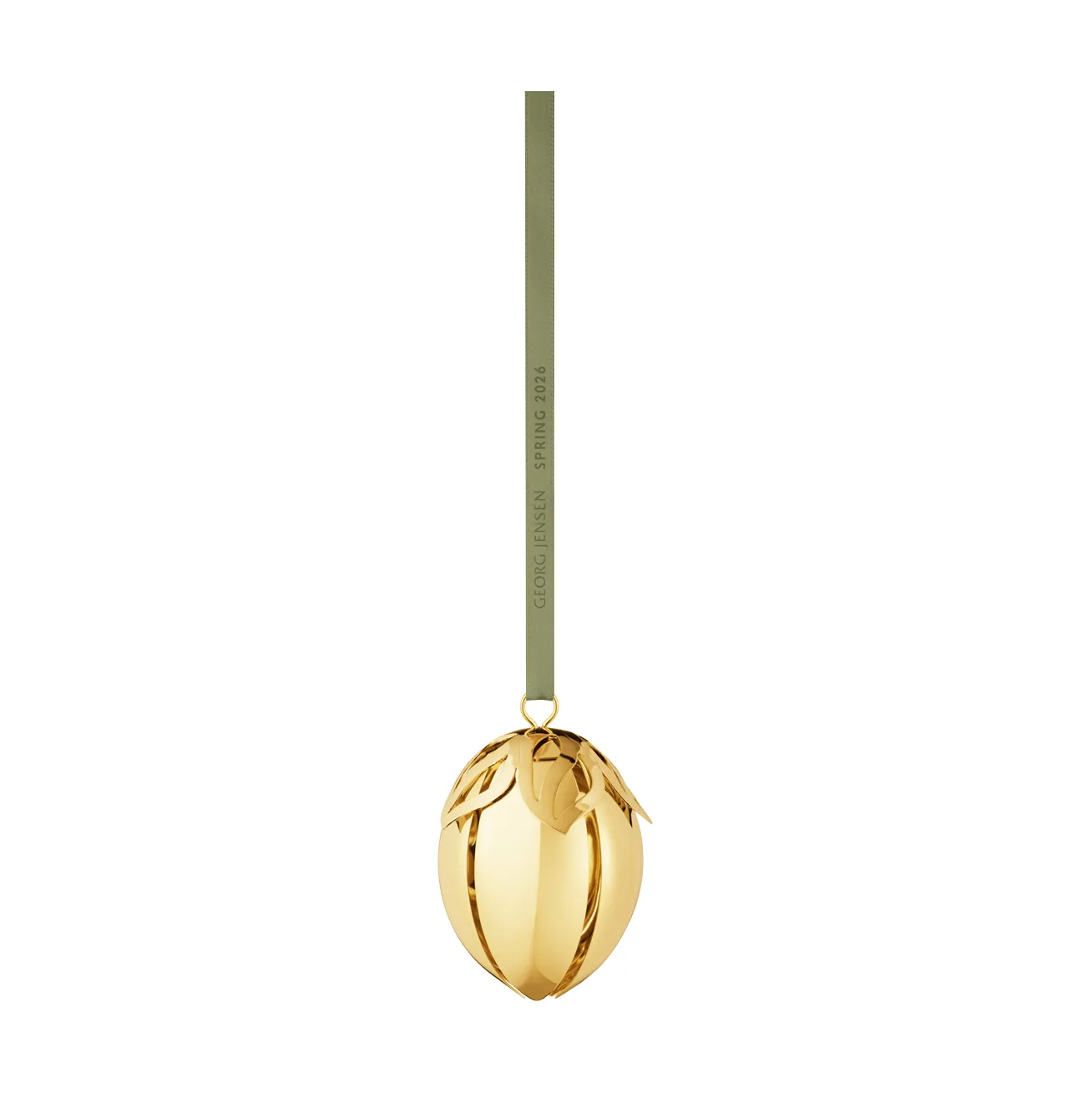 Georg Jensen påskeegg anheng, 18 K gullbelagt Georg Jensen