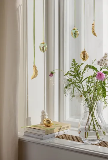 Georg Jensen påskefjær hengepynt 2024 - 18 K Gullbelagt - Georg Jensen