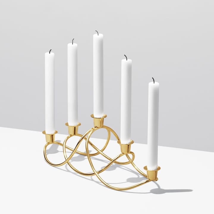 Harmony lysestake - forgylt - Georg Jensen