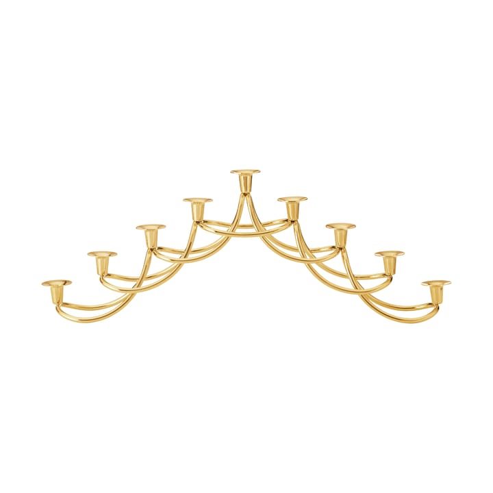 Harmony menorah lysestake - Gullbelagt rustfritt stål - Georg Jensen